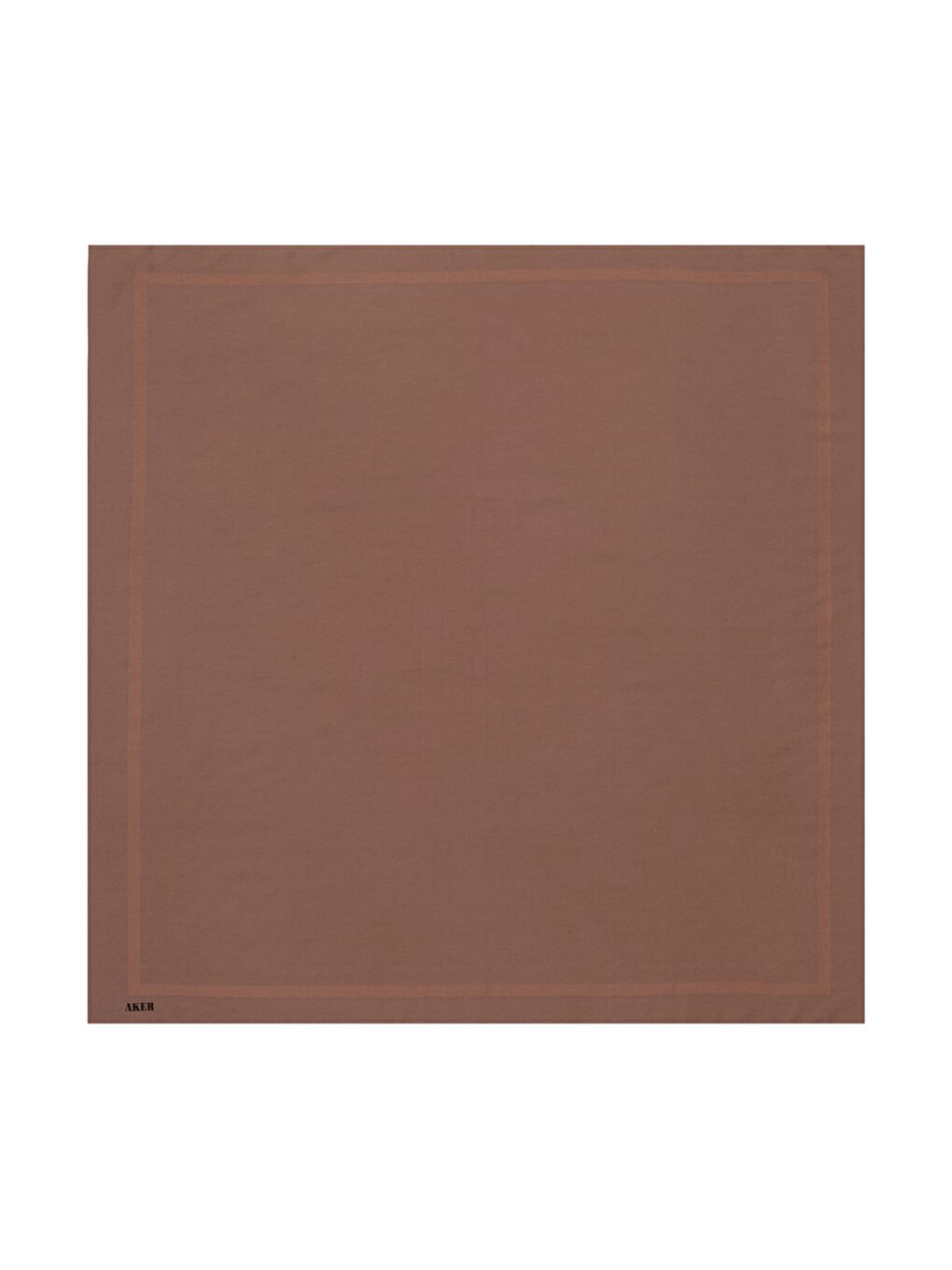 Kahverengi 100X100 Düz Pamuk Eşarp