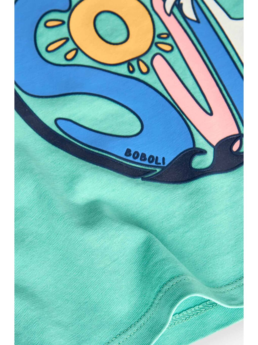 Yeşil South Baskılı Erkek Çocuk Tişört-3