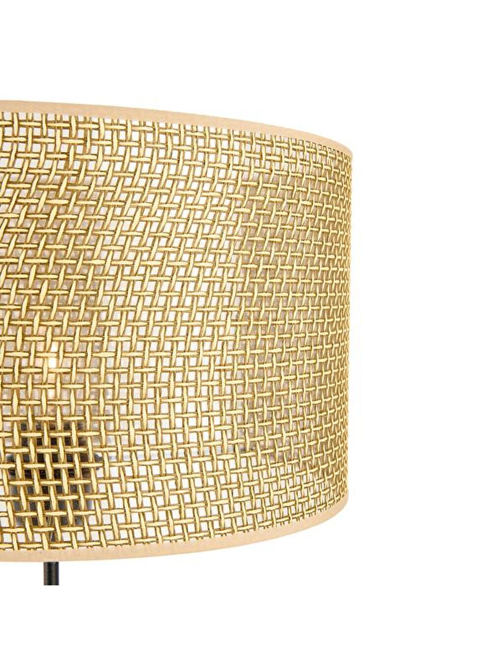 Marla Tripod Lambader - Kahverengi Başlık / Siyah Ayak - 180 cm-3