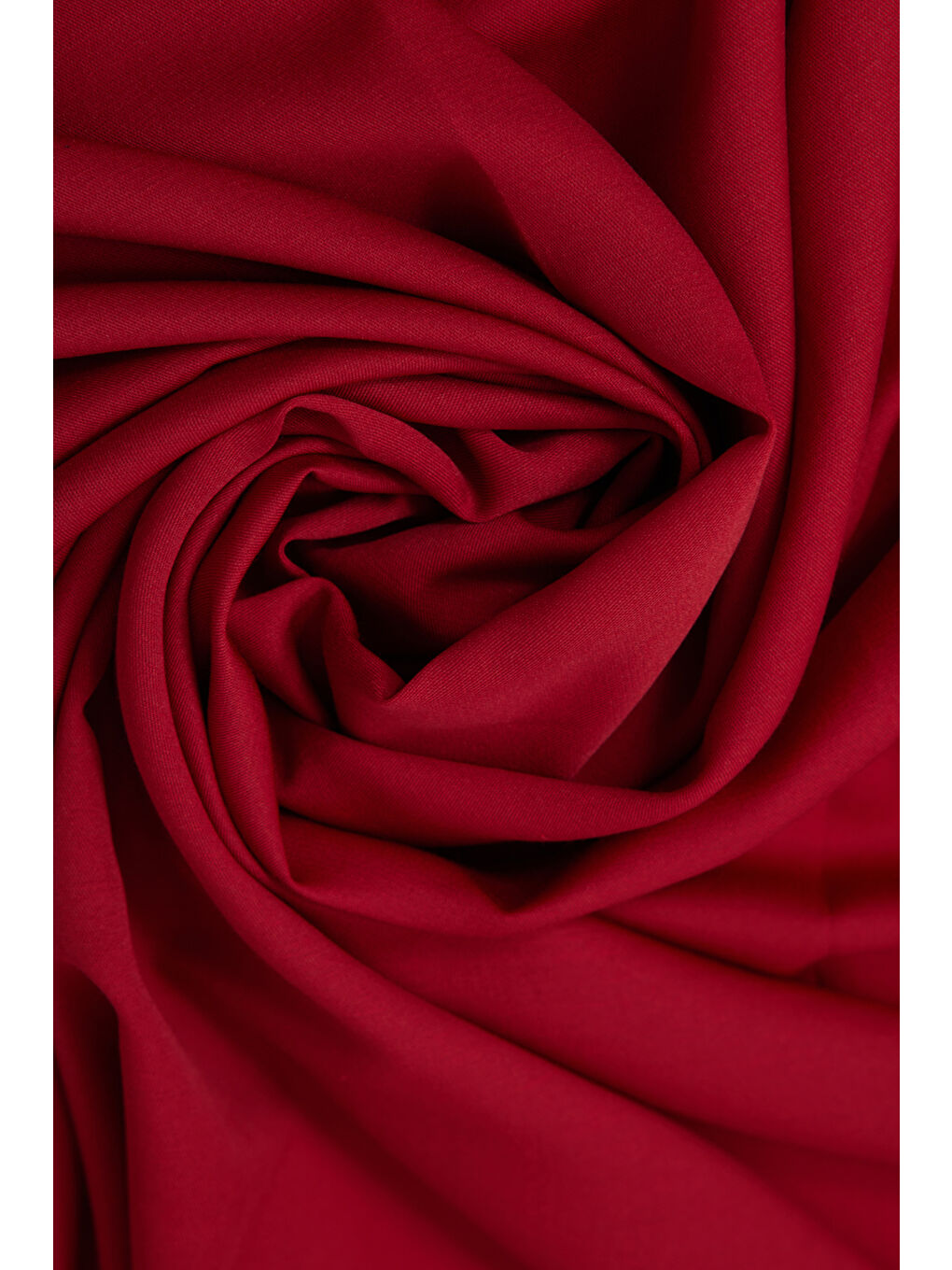 Kırmızı 100X100 Düz Pamuk Eşarp-1