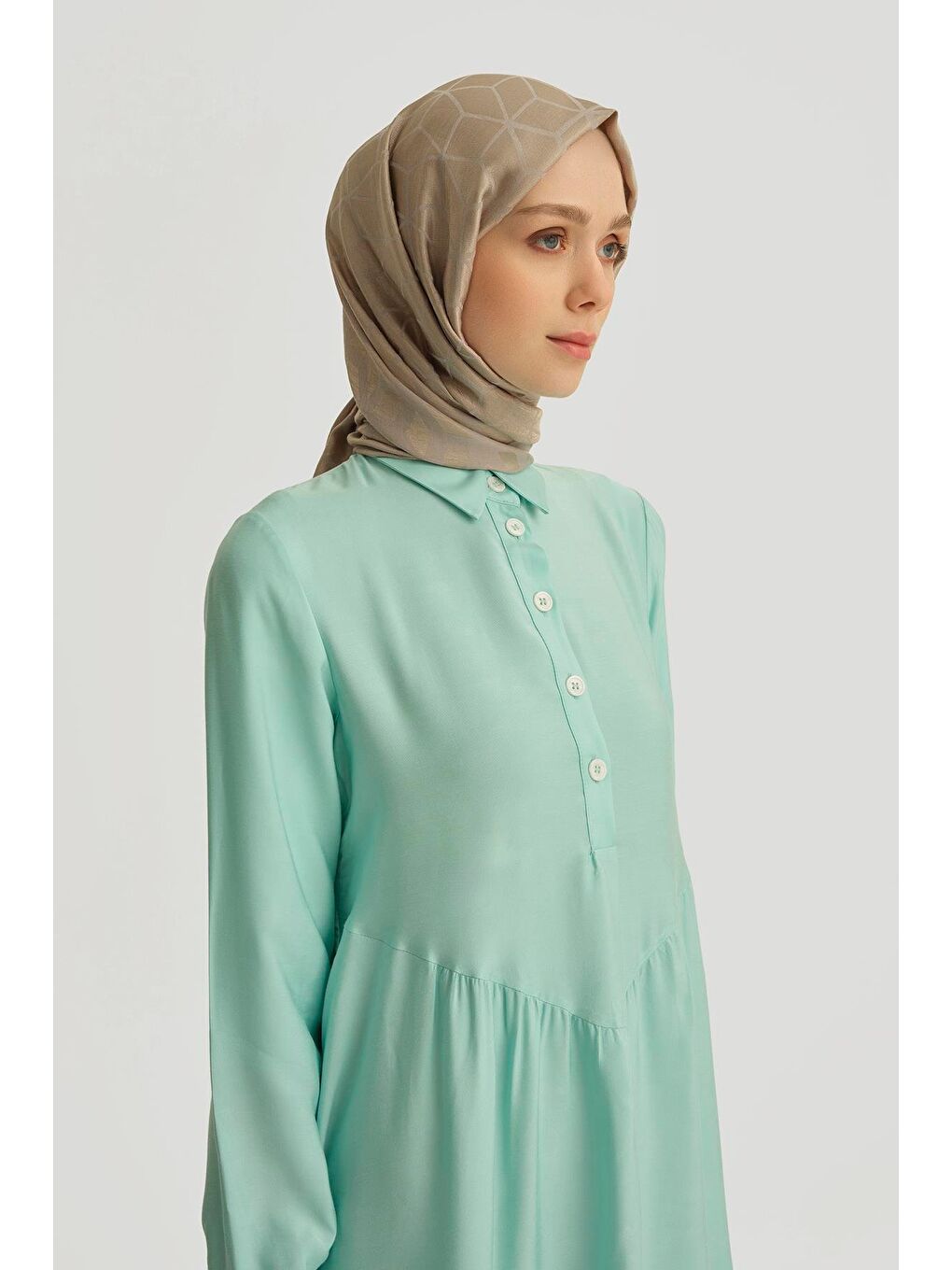Yeşil Elbise 25Yh9666 Mint-1