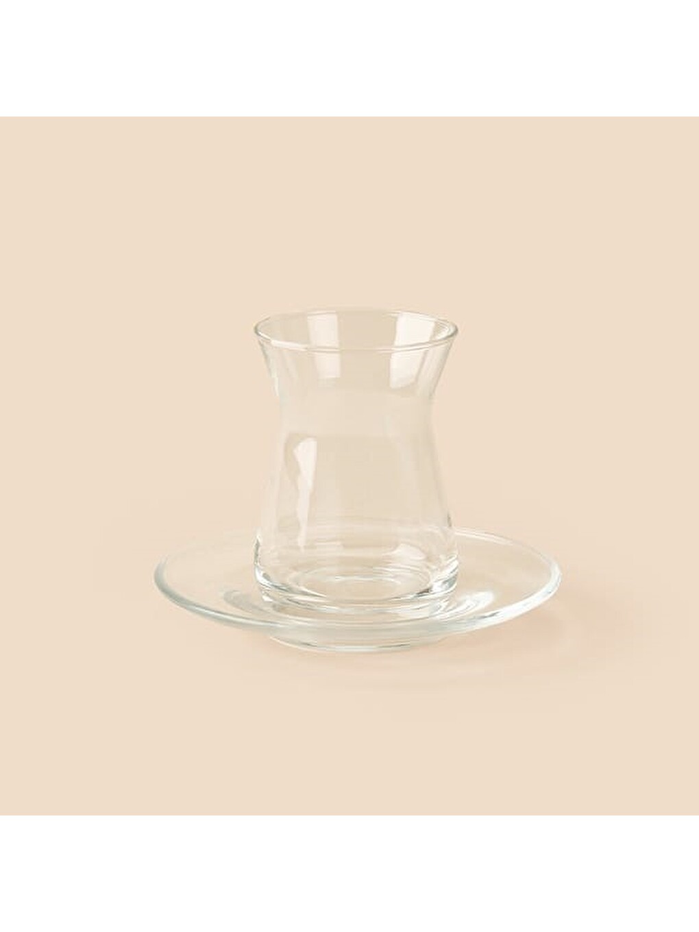 Renksiz İrem 6 Kişilik 12 Parça Çay Takımı - Şeffaf - 145 Ml-1