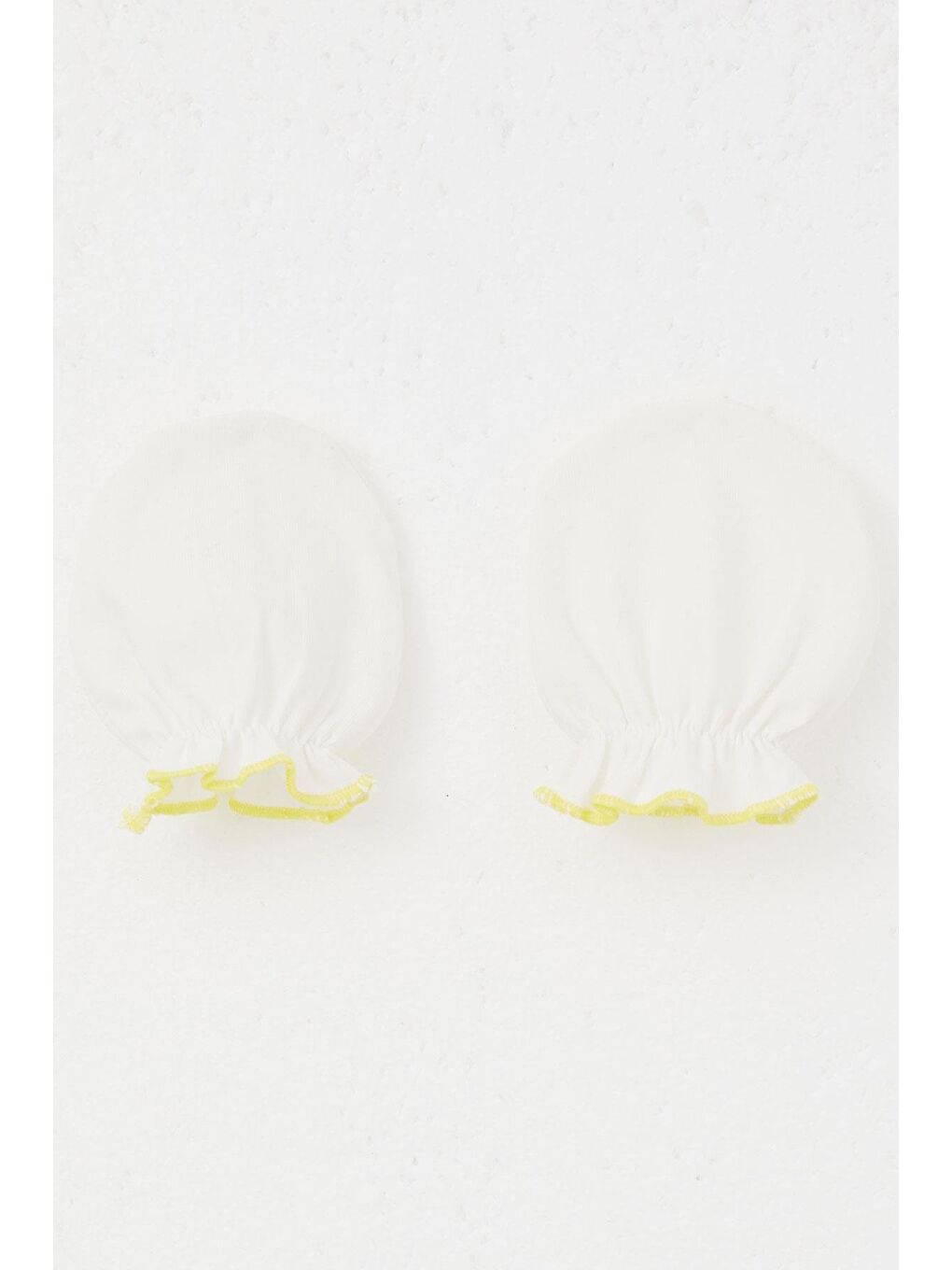 Yenidoğan Bebek Eldiven Basic Ekru (7 X 9 Cm)-1
