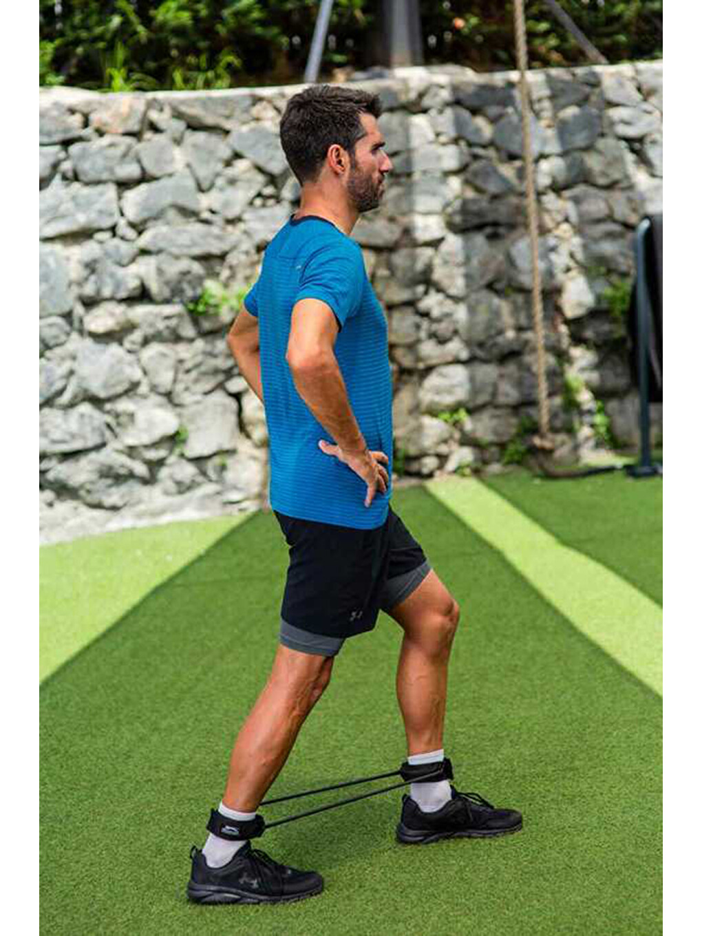 Lateral Resistor Ankle Strap Heavy Unisex Siyah Pilates Aksesuarları-2