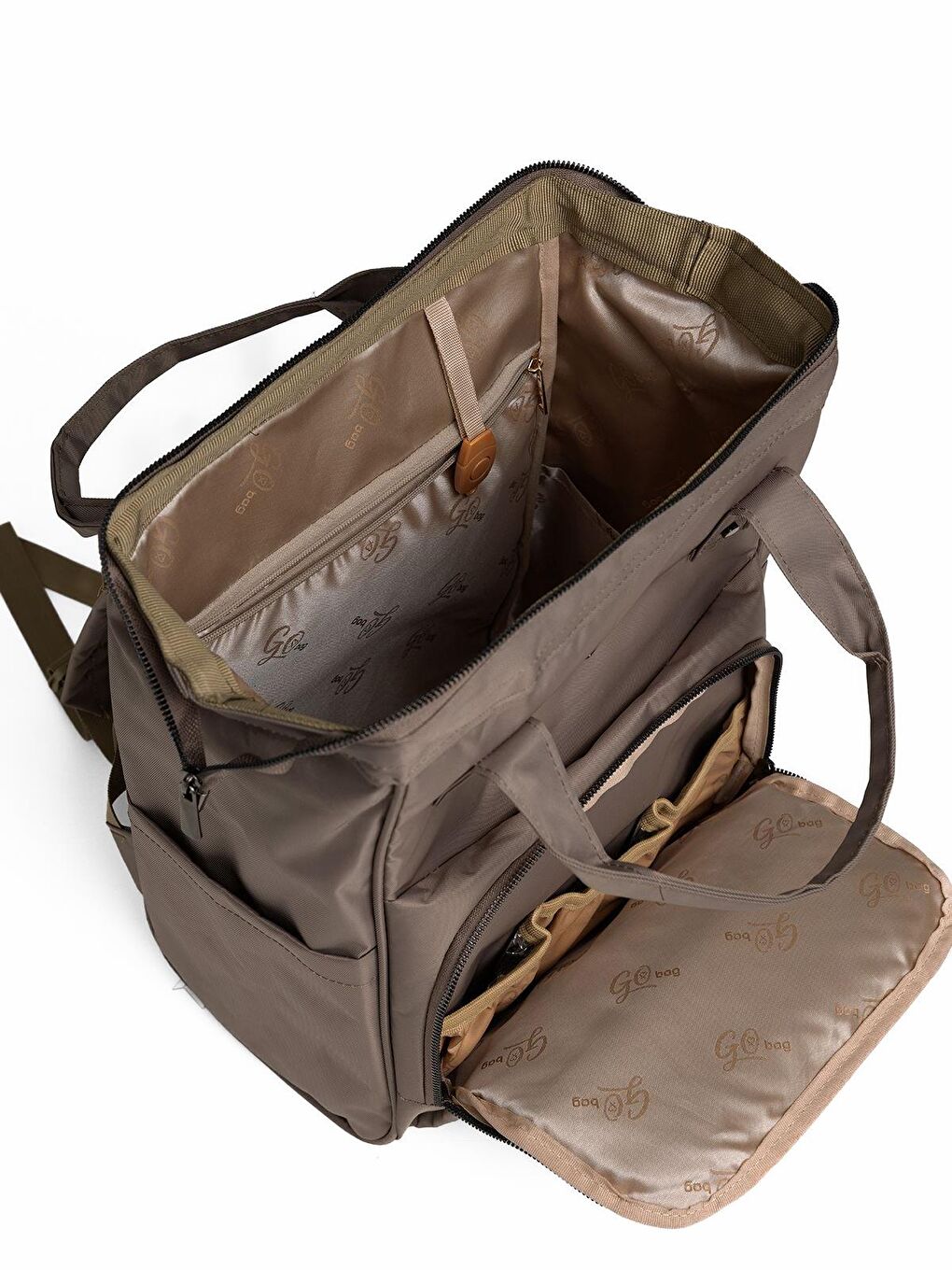 Go Bag Zeina Anne Bebek Bakım Çantası - Bej-4
