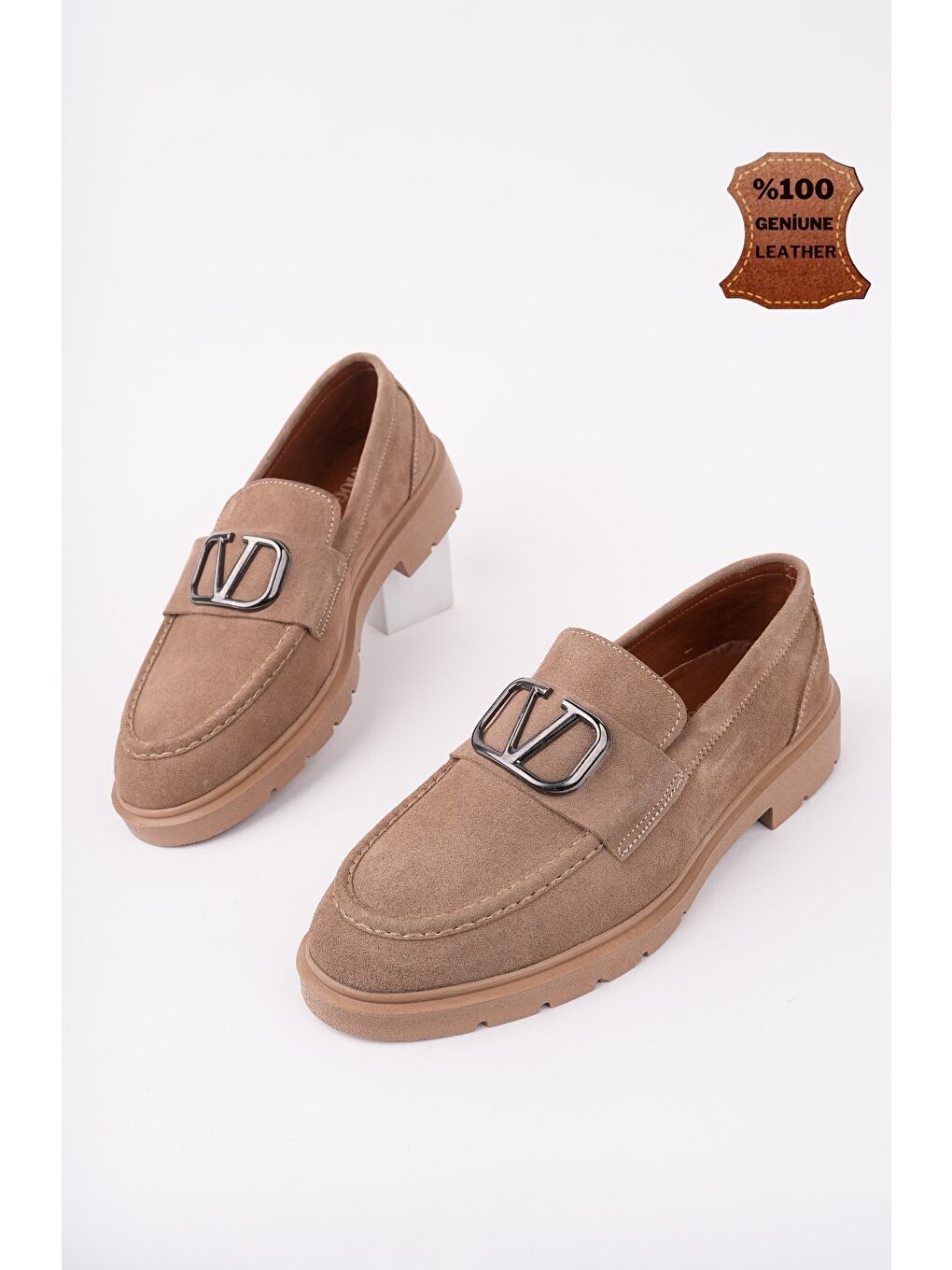 Bej VİCTORY Hakiki Deri Erkek Günlük Casual Ayakkabı