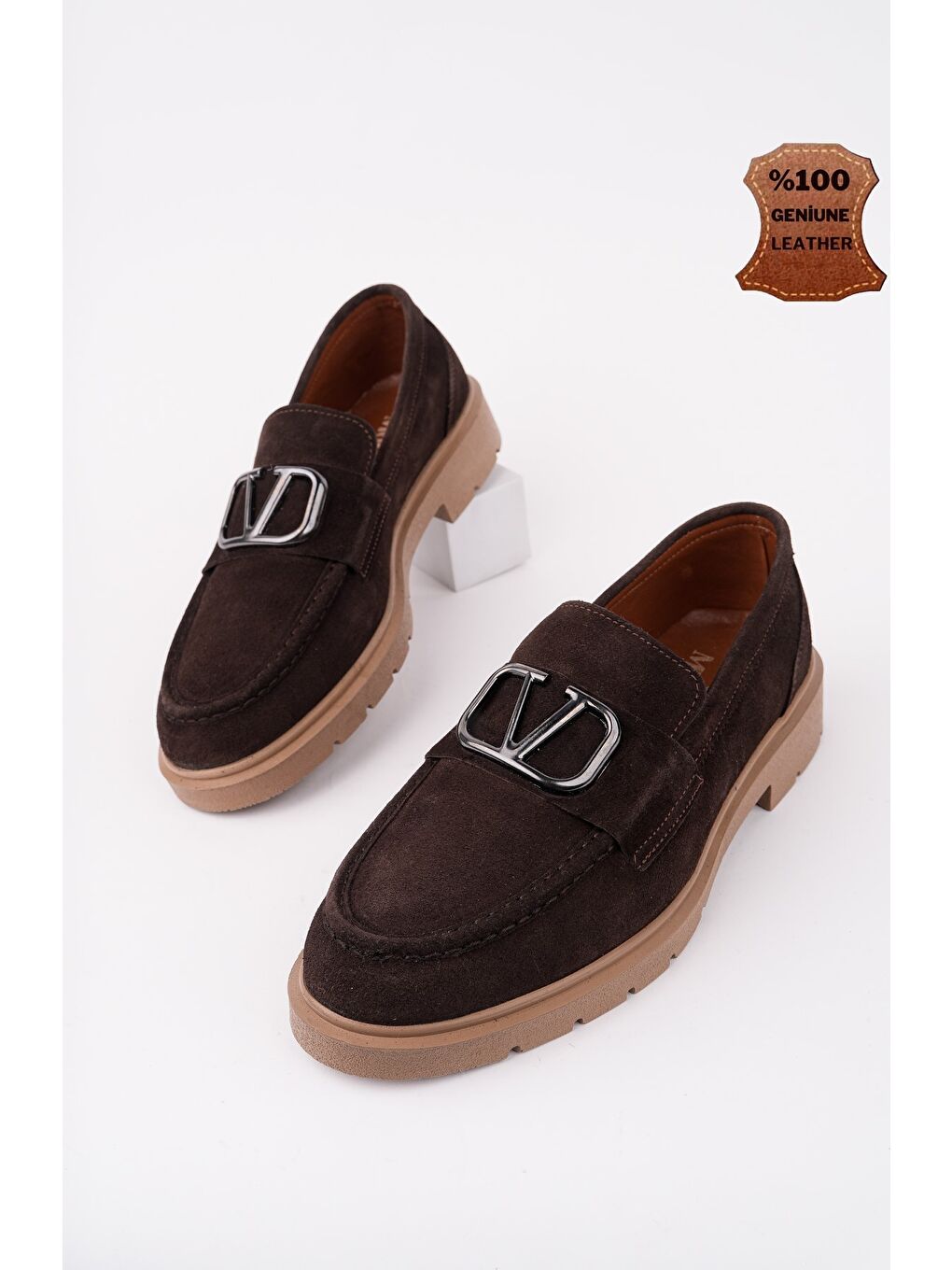 Kahverengi VİCTORY Hakiki Deri Erkek Günlük Casual Ayakkabı