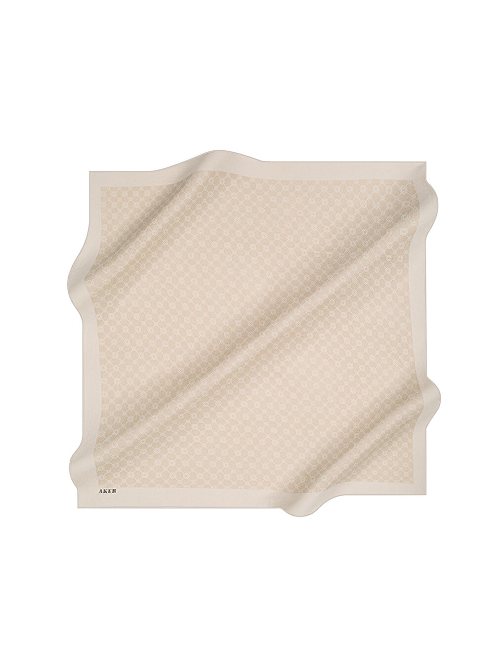 Bej Taş 100X100 1090500 ELEGANCE MONOGRAM EŞARP