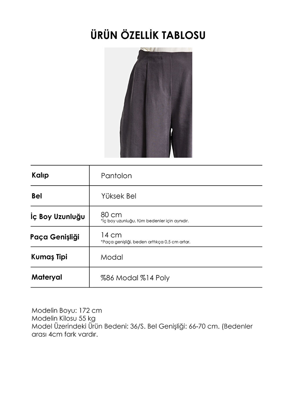 Kadın Antrasit s6-13 Baggy Jogger Bol Kesim Pantolon-3