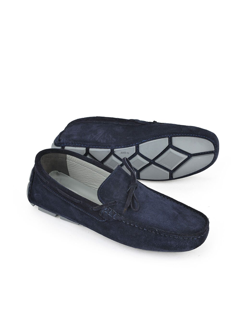 Erkek Hakiki Deri Ayakkabı 151986Z42742 Lacivert-3