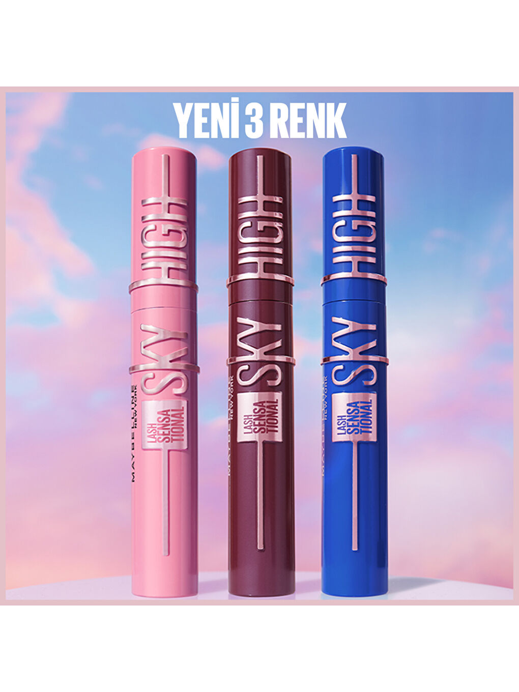 Maybelline New York Lash Sensational Sky High Burgundy Haze Maskara - 2