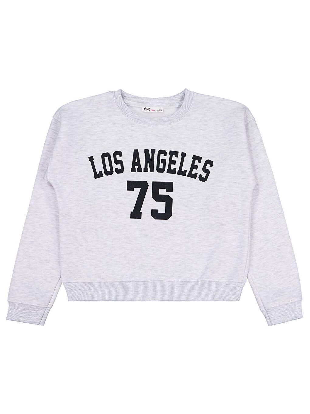 Girls Los Angeles Baskılı 10-13 Yaş Sweatshirt - Gri 11-12 Yaş