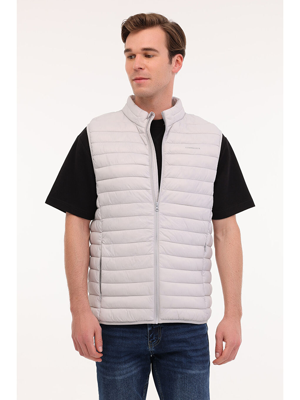 Gri ML STAR 4WEST 5PR GRI Erkek Yelek-4