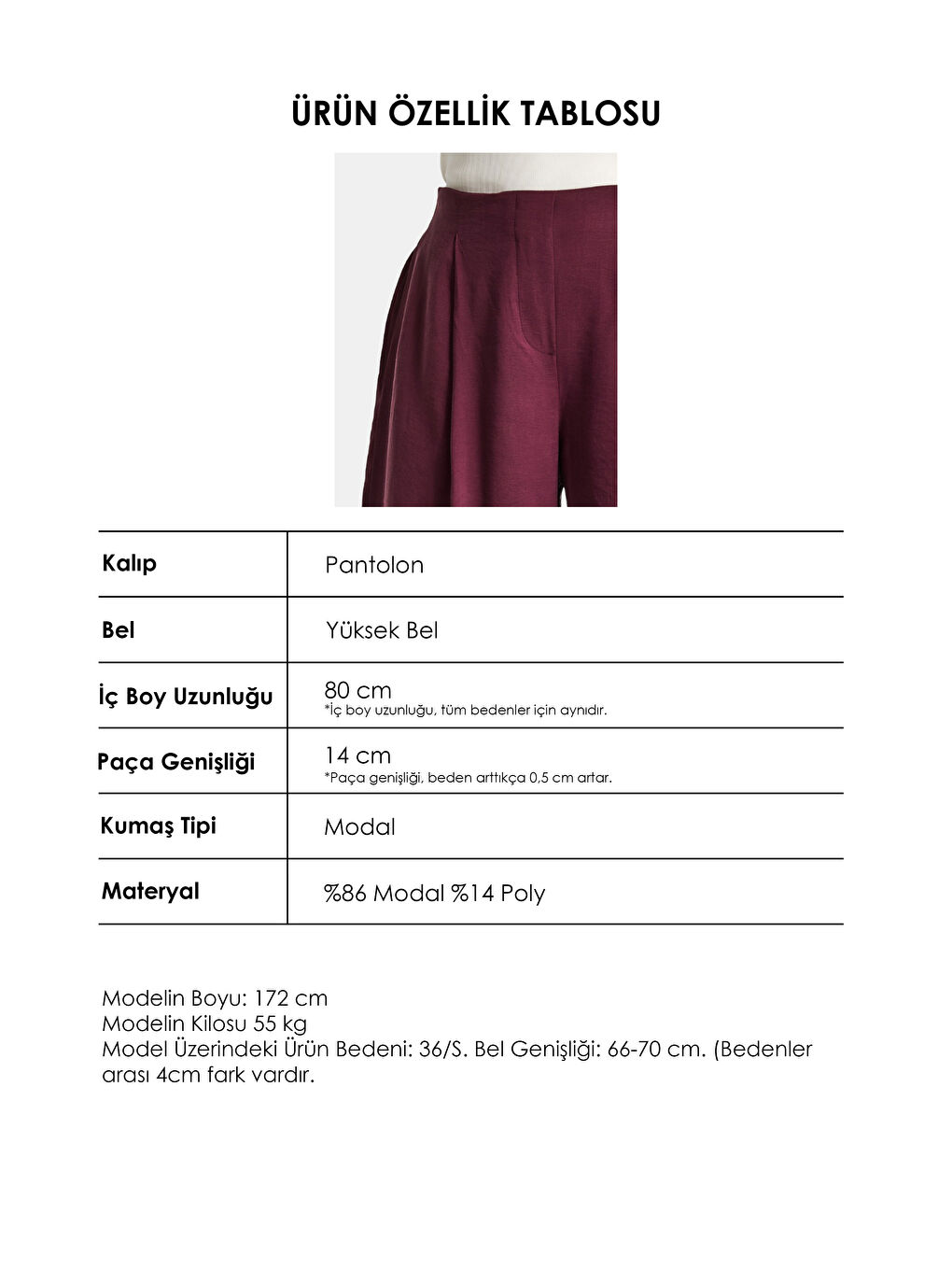 Kadın Bordo s6-35 Baggy Jogger Bol Kesim Pantolon-5