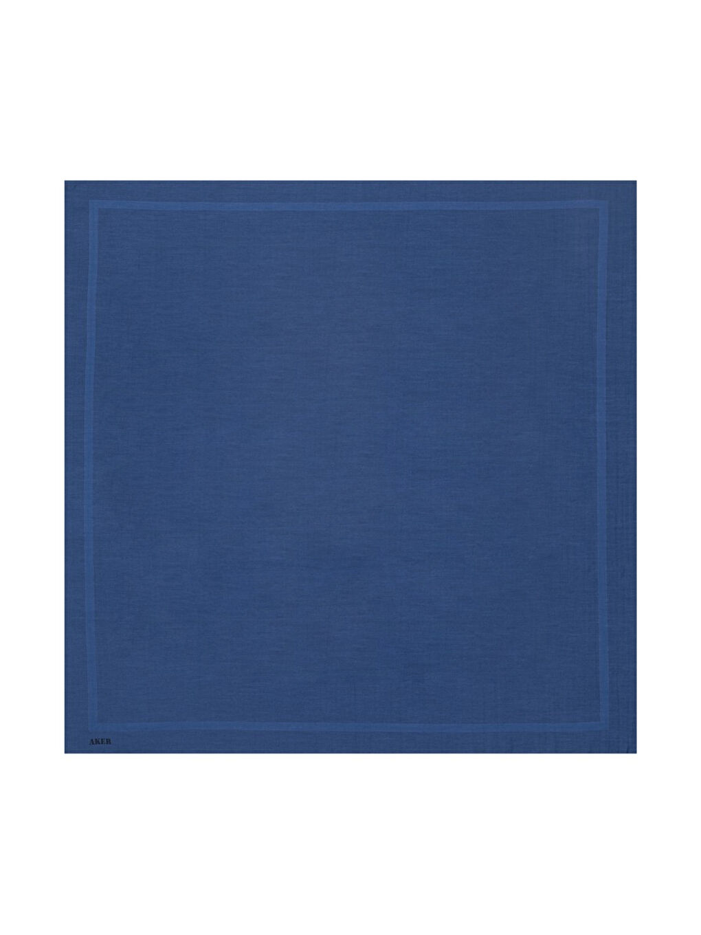 Mavi 100X100 Düz Pamuk Eşarp