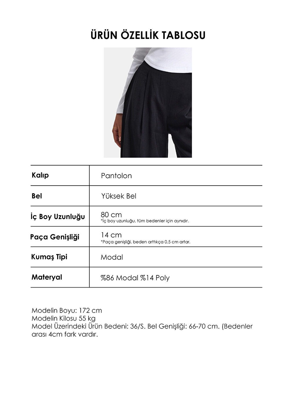 Kadın Siyah s6-1 Baggy Jogger Bol Kesim Pantolon-3