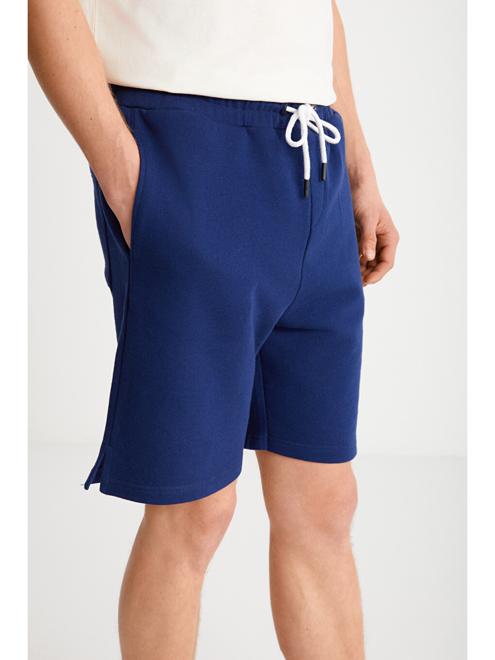 Lacivert UNCERTAIN Erkek Comfort Fit LACİVERT Şort & Bermuda-4