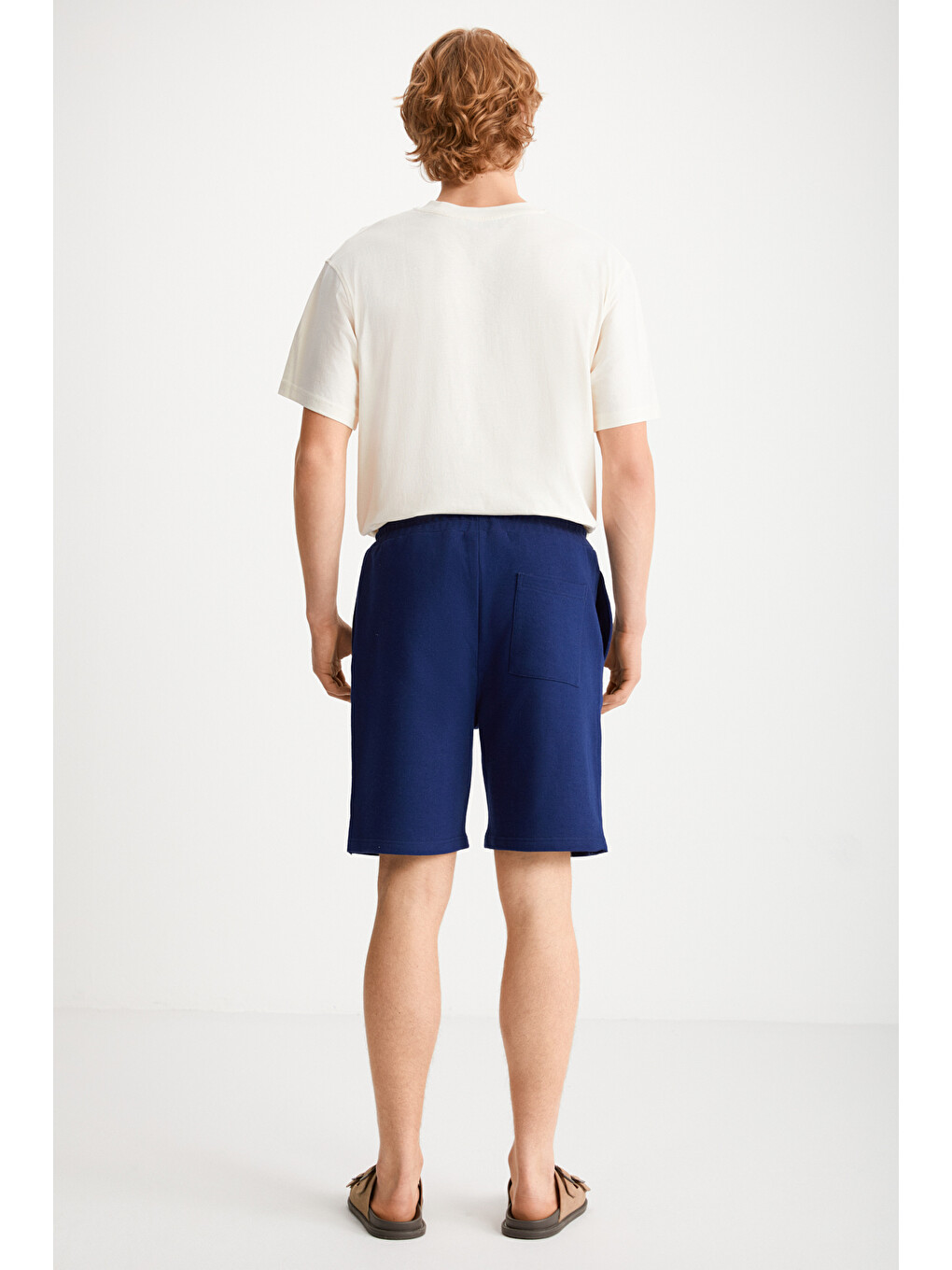 Lacivert UNCERTAIN Erkek Comfort Fit LACİVERT Şort & Bermuda-5