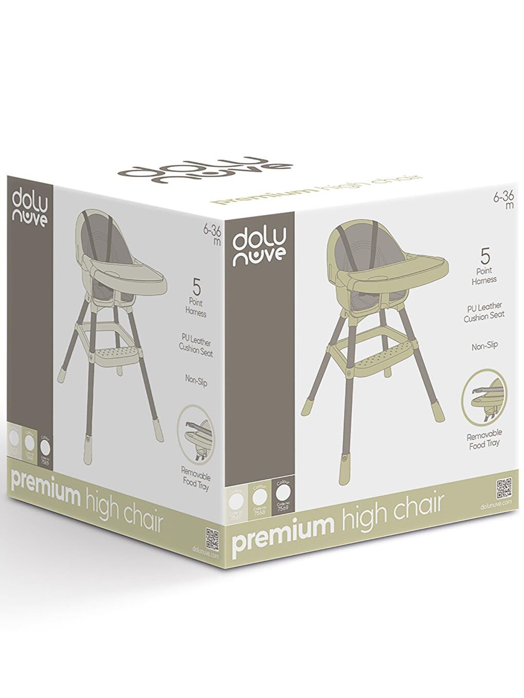 Nuve Mama Sandalyesi - Yeşil-1