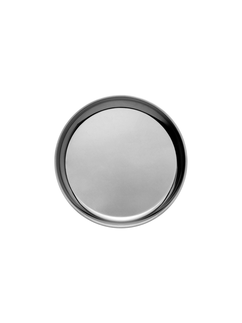 Gri Mini Metal Çerezlik, Sosluk, Lokumluk, Sunumluk Mini Tabak - 14 Cm - 6 Adet-1