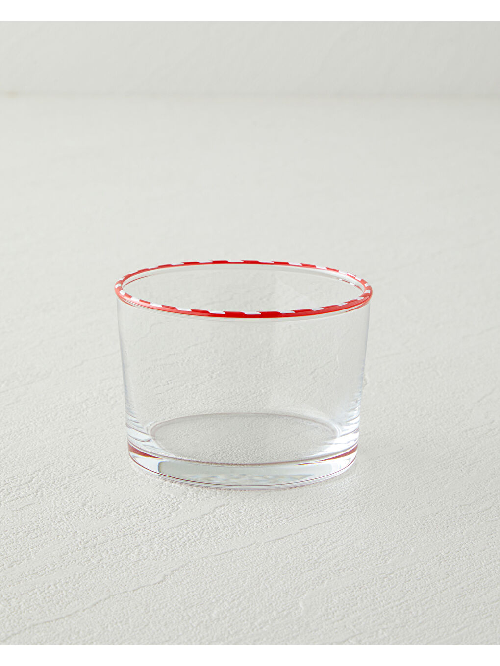 Candy Cane Stripe Cam Çerezlik 8,5 cm Kırmızı