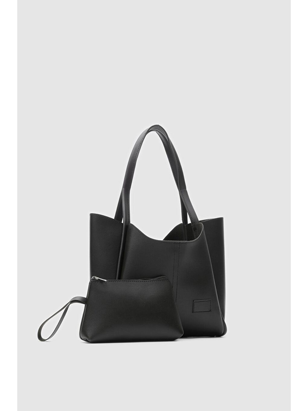 Halsey Cüzdanlı Omuz Çantası Siyah-3