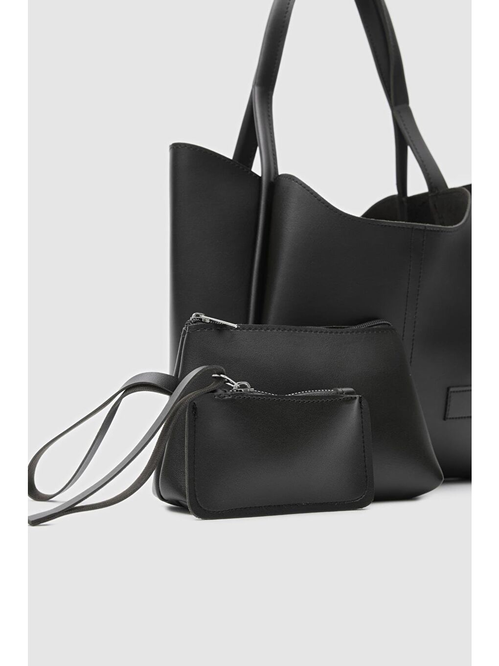 Halsey Cüzdanlı Omuz Çantası Siyah-4