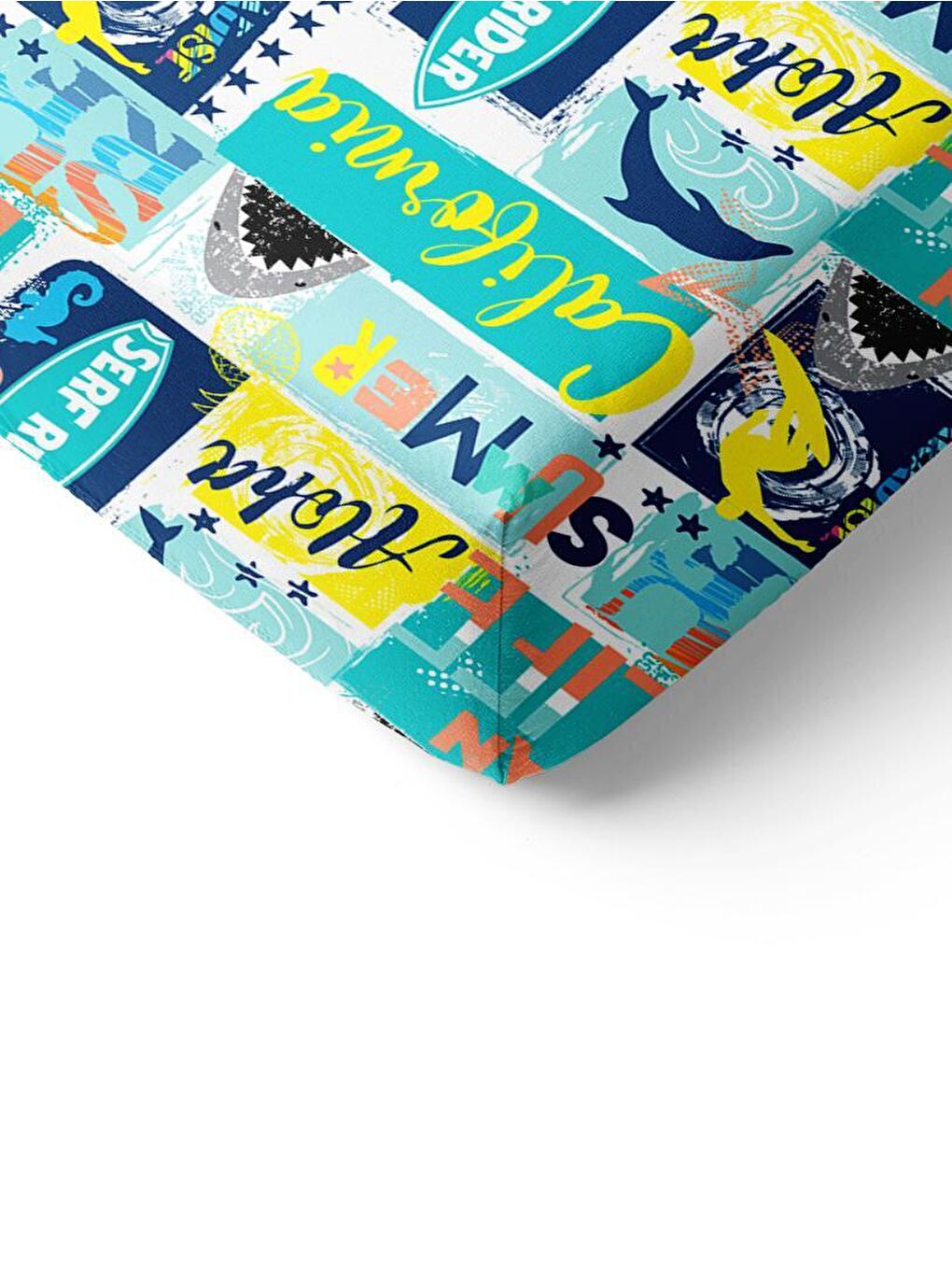 Karışık Çocuk Desenli Baskılı Tek Kişilik Lastikli Çarşaf Seti-1