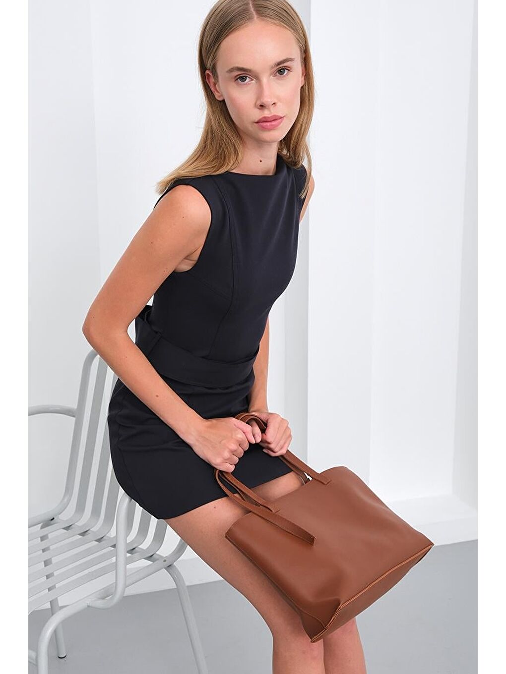 Kahverengi Joli Everyday Omuz Çantası Taba-1