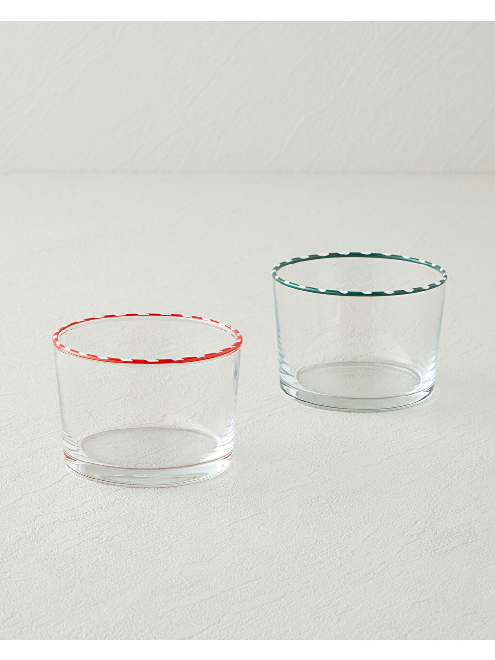 Candy Cane Stripe Cam Çerezlik 8,5 cm Kırmızı-2