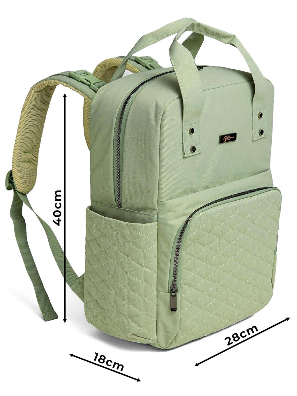 Go Bag Astoria Anne Bebek Bakım Çantası - Yeşil-1