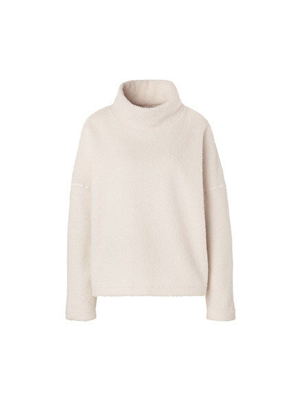 Beyaz Kadın Yumuşak Kazak, Pelüş-2