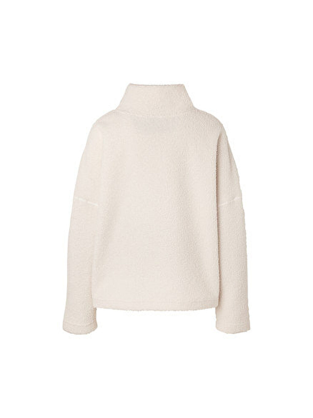 Beyaz Kadın Yumuşak Kazak, Pelüş-3