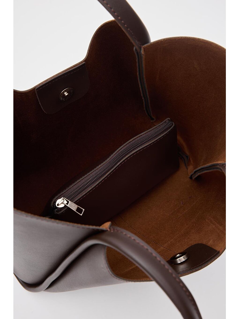 Kahverengi Halsey Cüzdanlı Omuz Çantası Acı Kahve-7