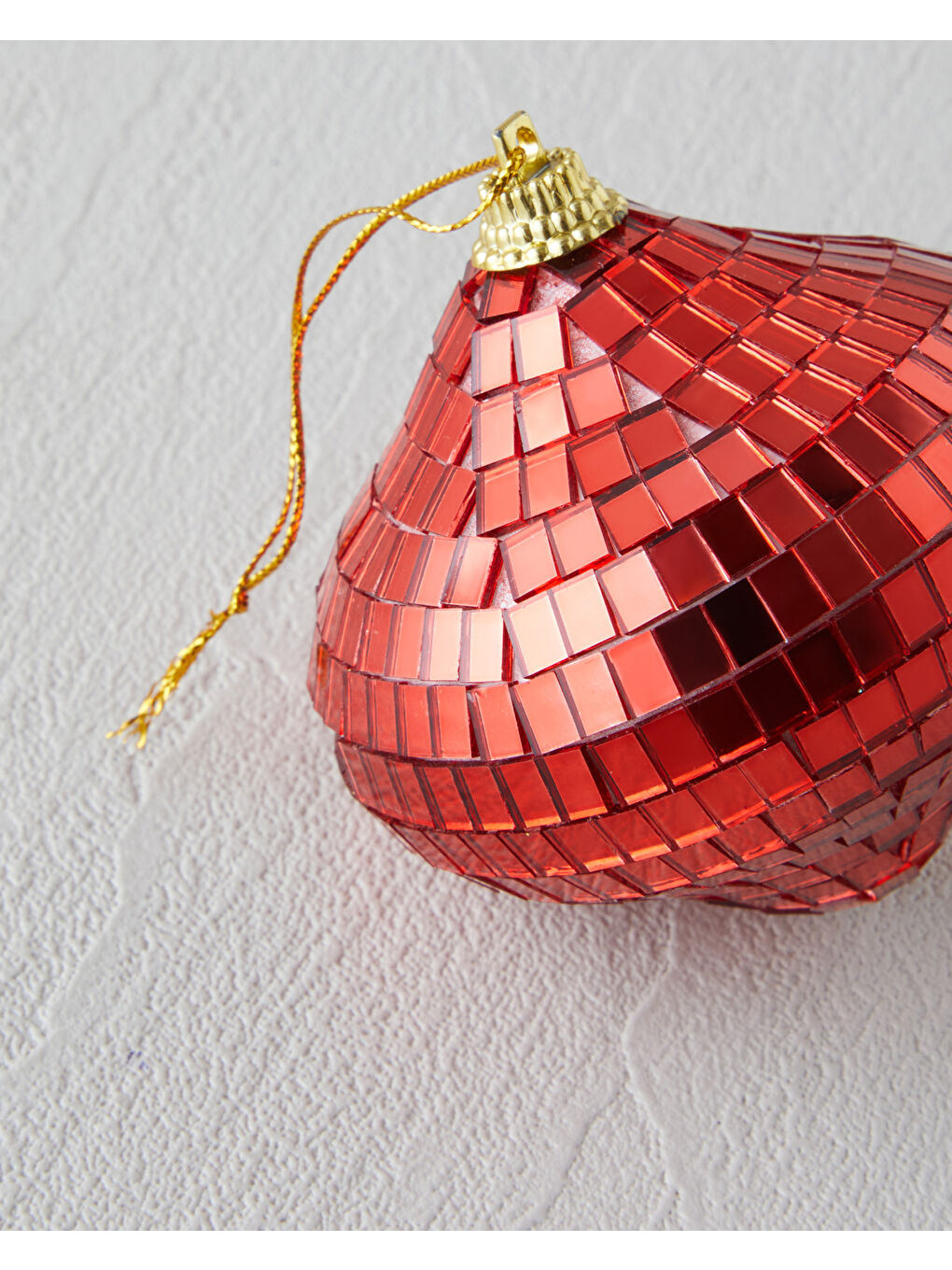 Anica Yılbaşı Ağaç Süsü 7 cm Kırmızı-2