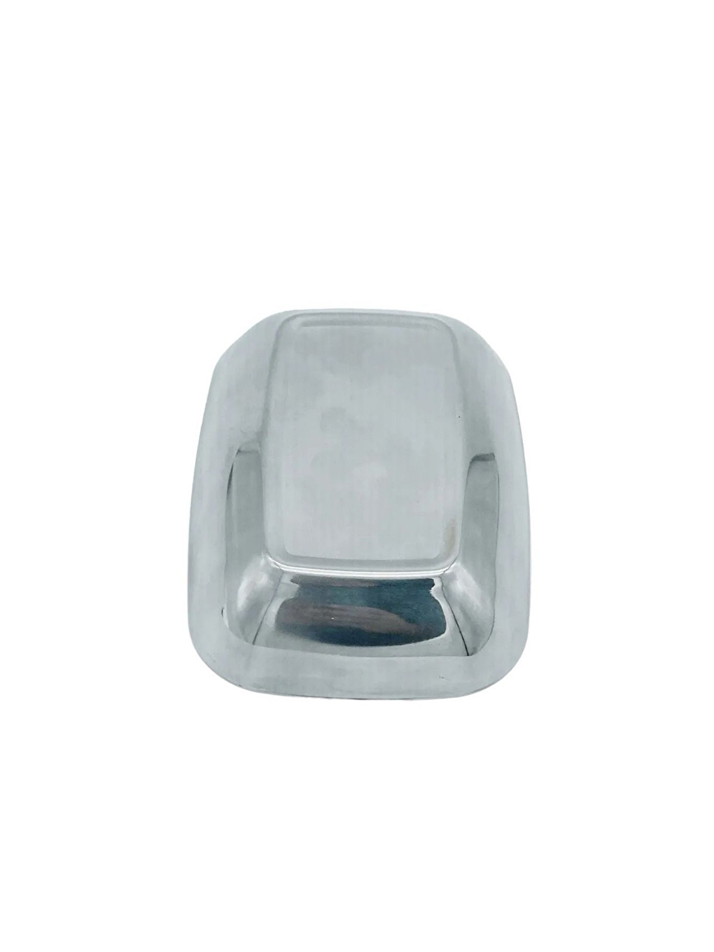 Gri Paslanmaz Çelik Kayık Tabak Kase - Çerezlik, Meze Ve Salata Kasesi Sosluk, 17 Cm, 2 Adet Büyük Boy-4