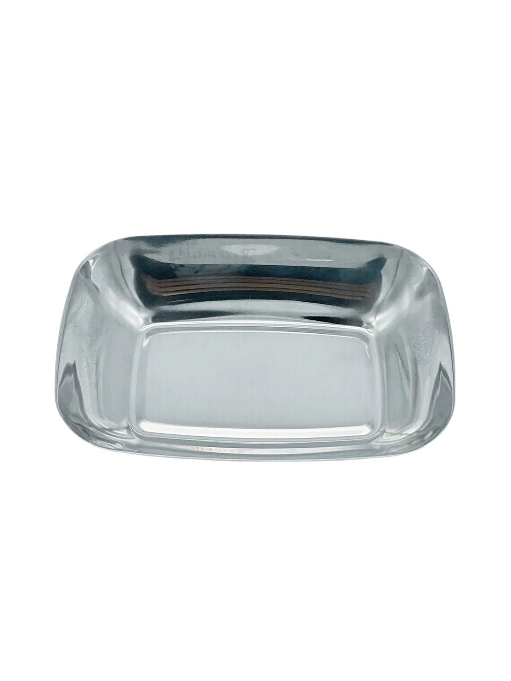 Gri Paslanmaz Çelik Kayık Tabak Kase - Çerezlik, Meze Ve Salata Kasesi Sosluk, 17 Cm, 2 Adet Büyük Boy-5