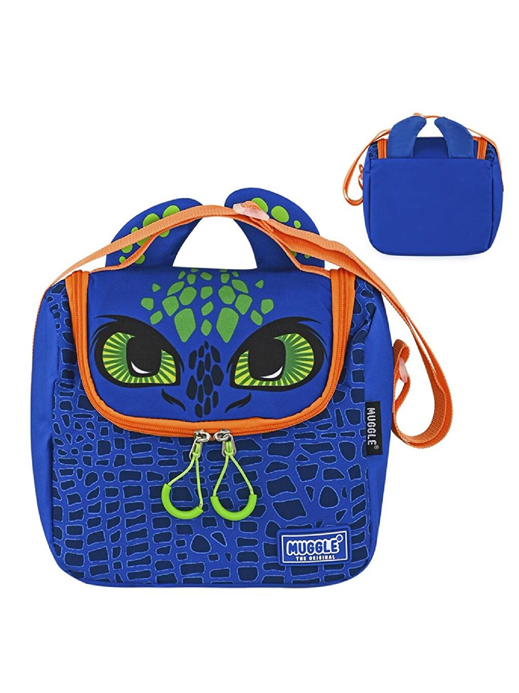 3 Bölmeli Dragons Okul Sırt Çantası+Beslenme Çantası+Kalemlik-2