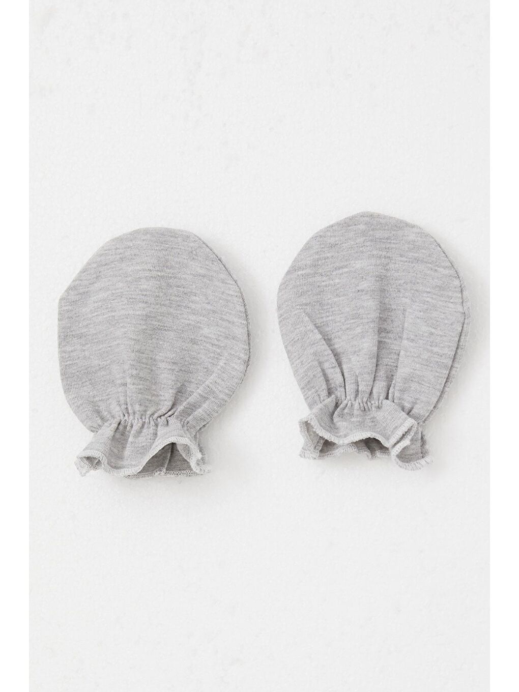 Yenidoğan Bebek Eldiven Basic Gri (7 X 9 Cm)-1