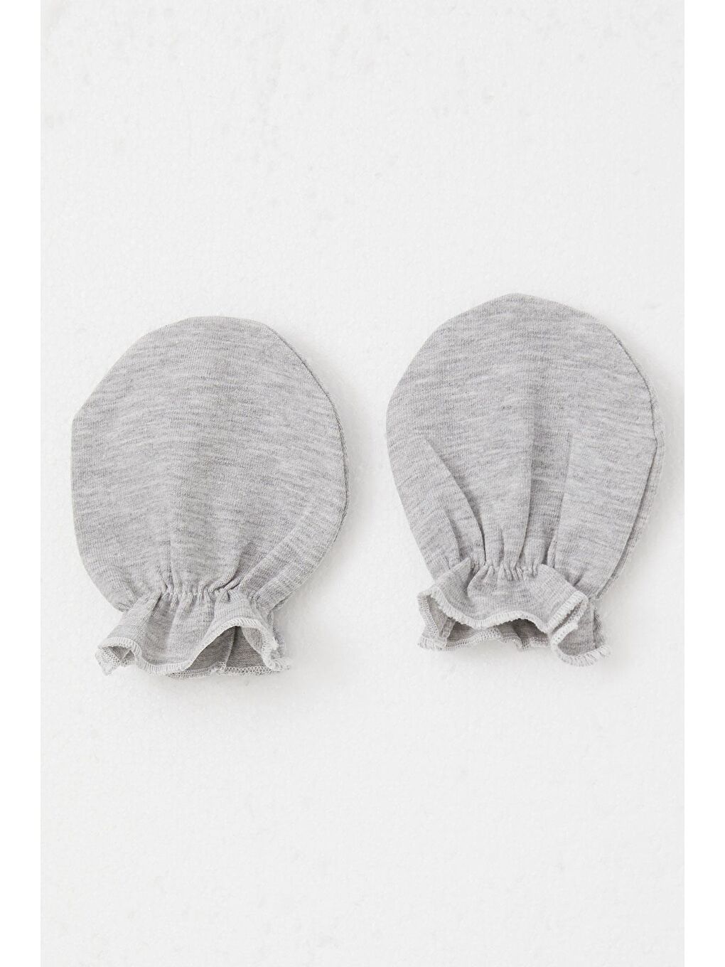 Yenidoğan Bebek Eldiven Basic Gri (7 X 9 Cm)-2