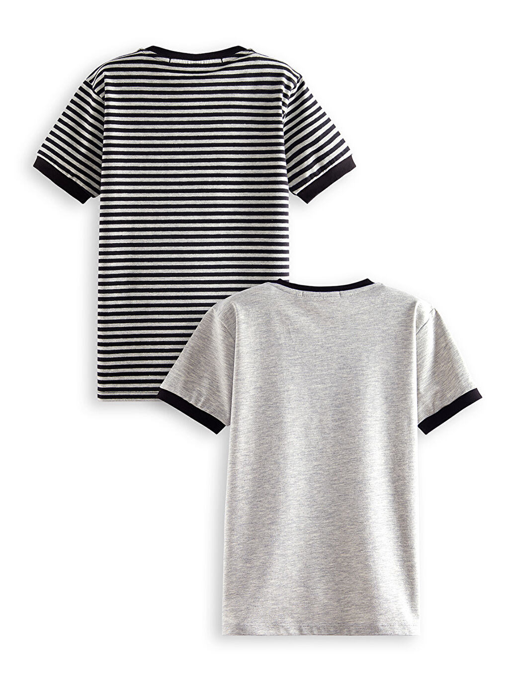 Gri Pirate Erkek Çocuk 2'li Tişört Takım-3