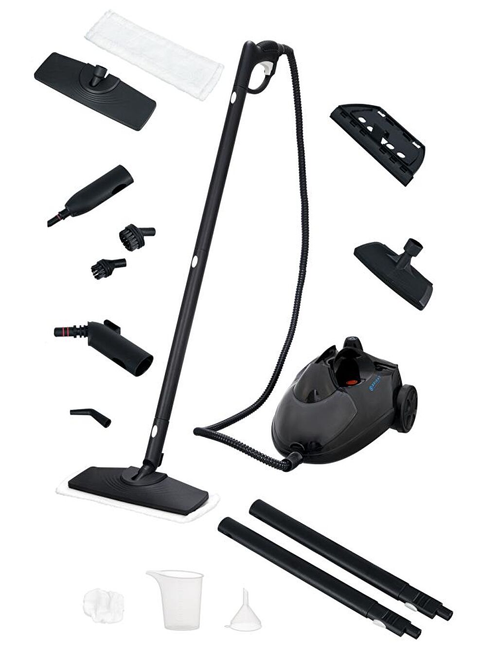 BE-3450 Siyah Çok Fonksiyonlu Saklama Hazneli 5 Bar 5m Kablo 2L Su Hazneli Buharlı T-2