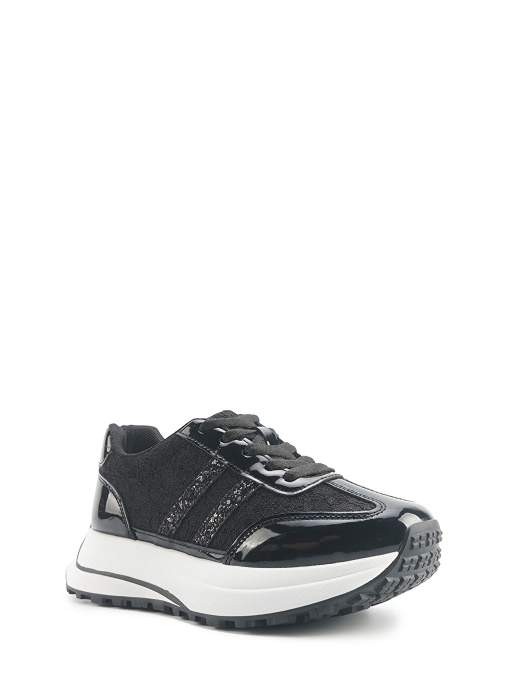 25S-010 5FX Siyah Kadın Sneaker-1