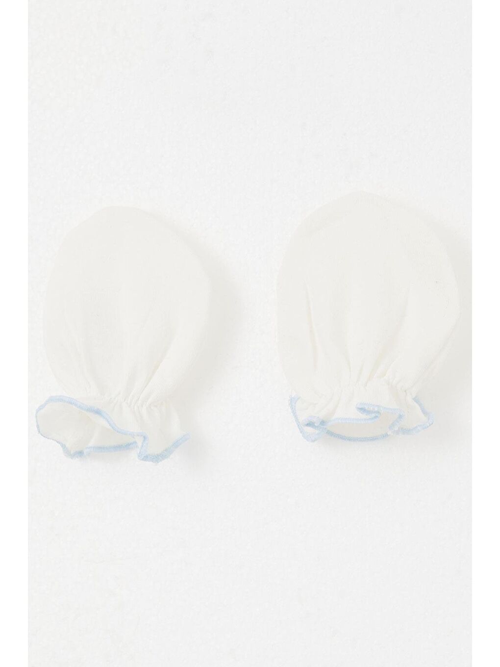 Yenidoğan Bebek Eldiven Basic Ekru (7 X 9 Cm)-2