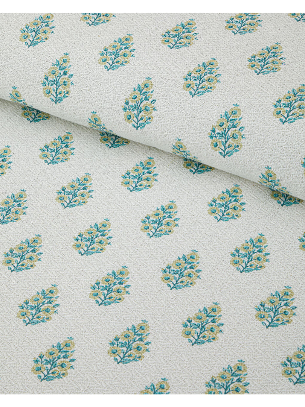 Green Harmony Baskılı Pamuklu Çift Kişilik Pike 200x220 cm Yeşil-2