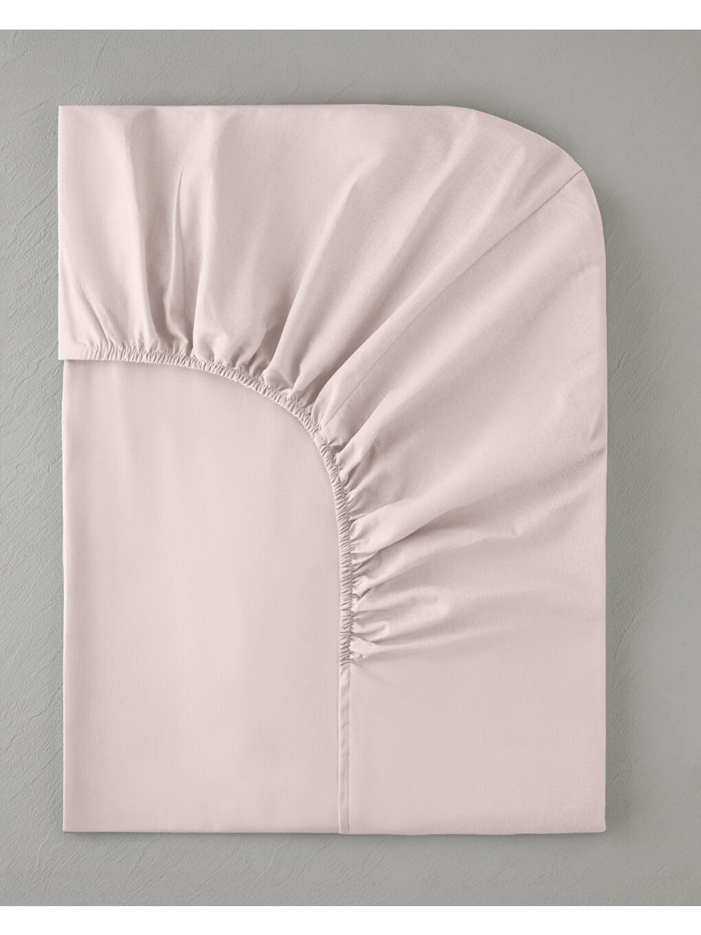 Novella Premium Soft Pamuk Çift Kişilik Lastikli Çarşaf 160x200 cm Toz Pembe