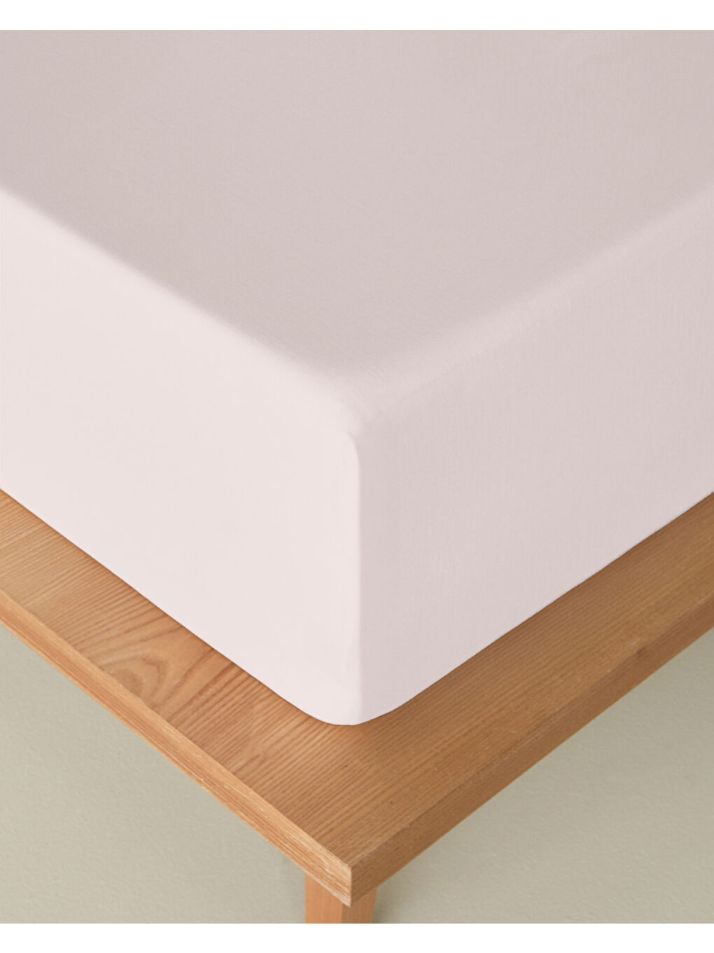 Novella Premium Soft Pamuk Çift Kişilik Lastikli Çarşaf 160x200 cm Toz Pembe-2