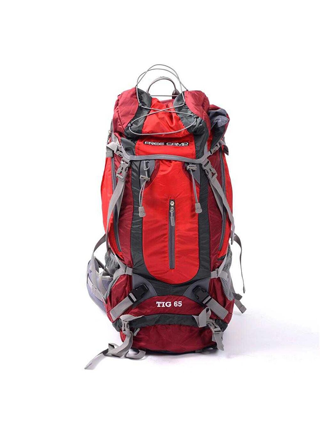 FreeCamp Kırmızı Tig Trekking 65 Litre Kırmızı GriÇantası