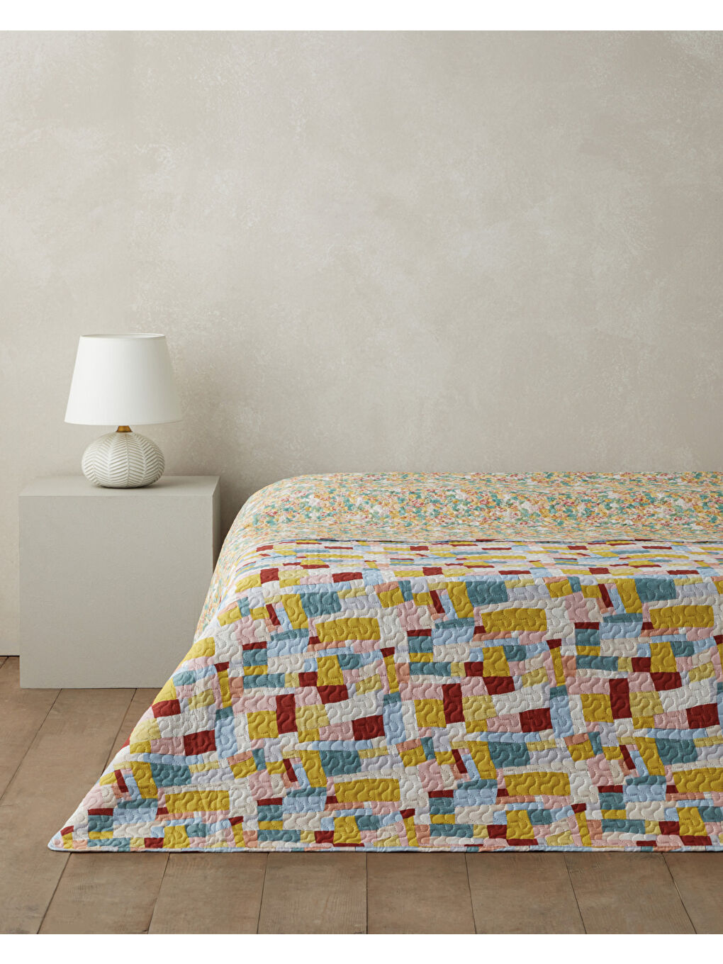 Ripple Bloom King Size Çok Amaçlı Örtü 220x240 cm Turuncu-1