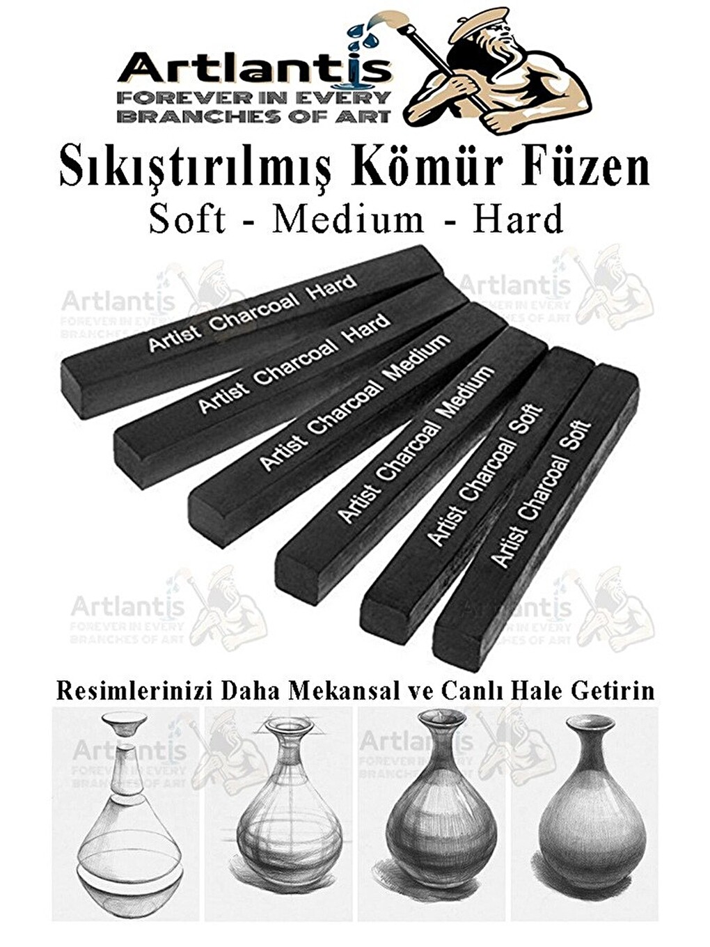 Canson Eskiz Defteri A5 Fatih Dereceli Kalem Uzatma Füzen Kretuar 12 Renk Kuru Boya Sketch Karakalem-7